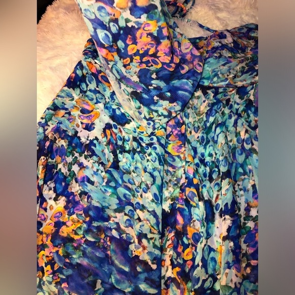 Vibrant Multicolor Strapless tankini - Picture 10 of 15